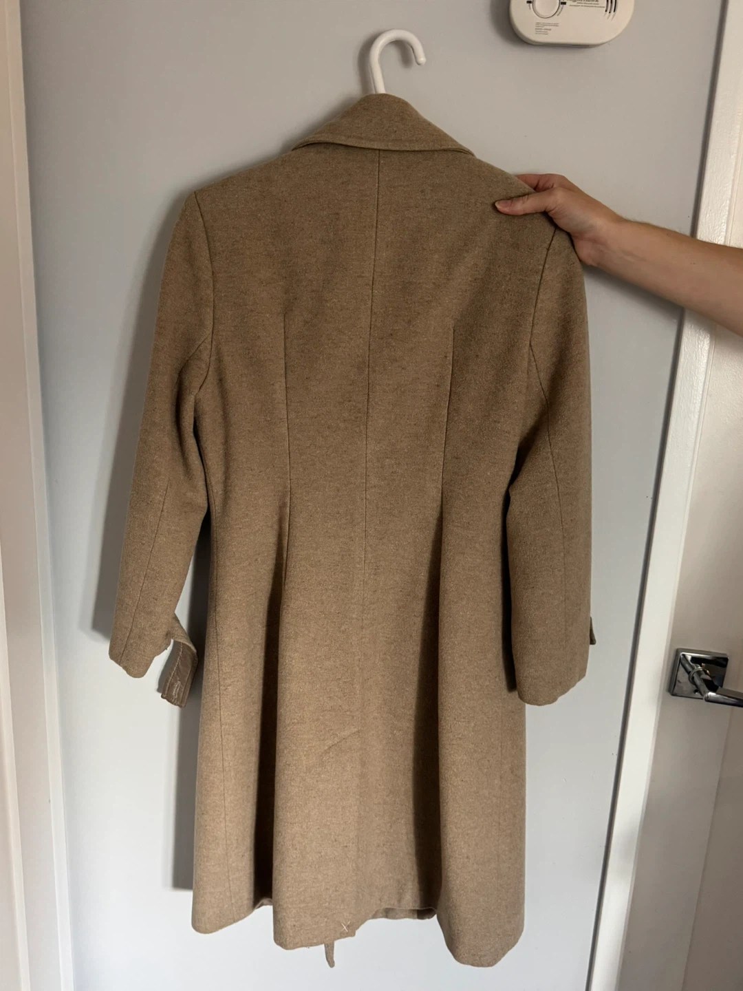 Fall Wool Blend Beige Pea Coat - photo 2