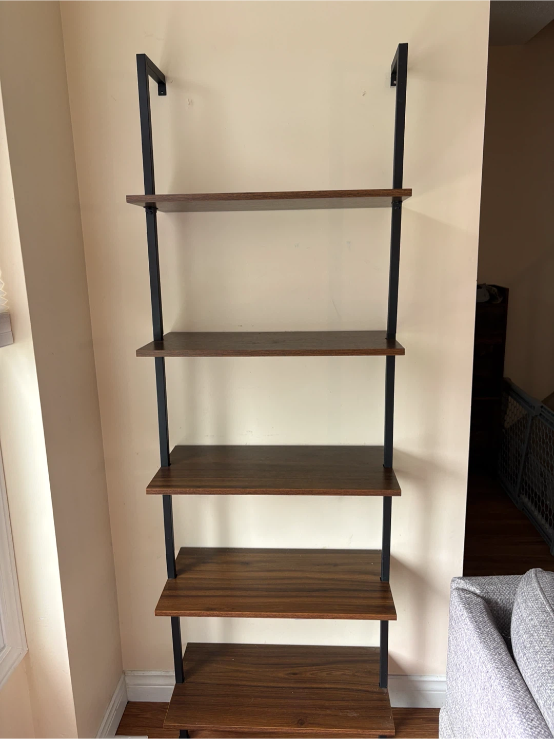 5-Tier Industrial Ladder Shelf