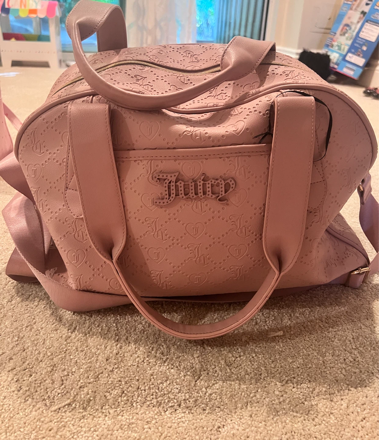 Juicy Couture Pink Duffle Bag