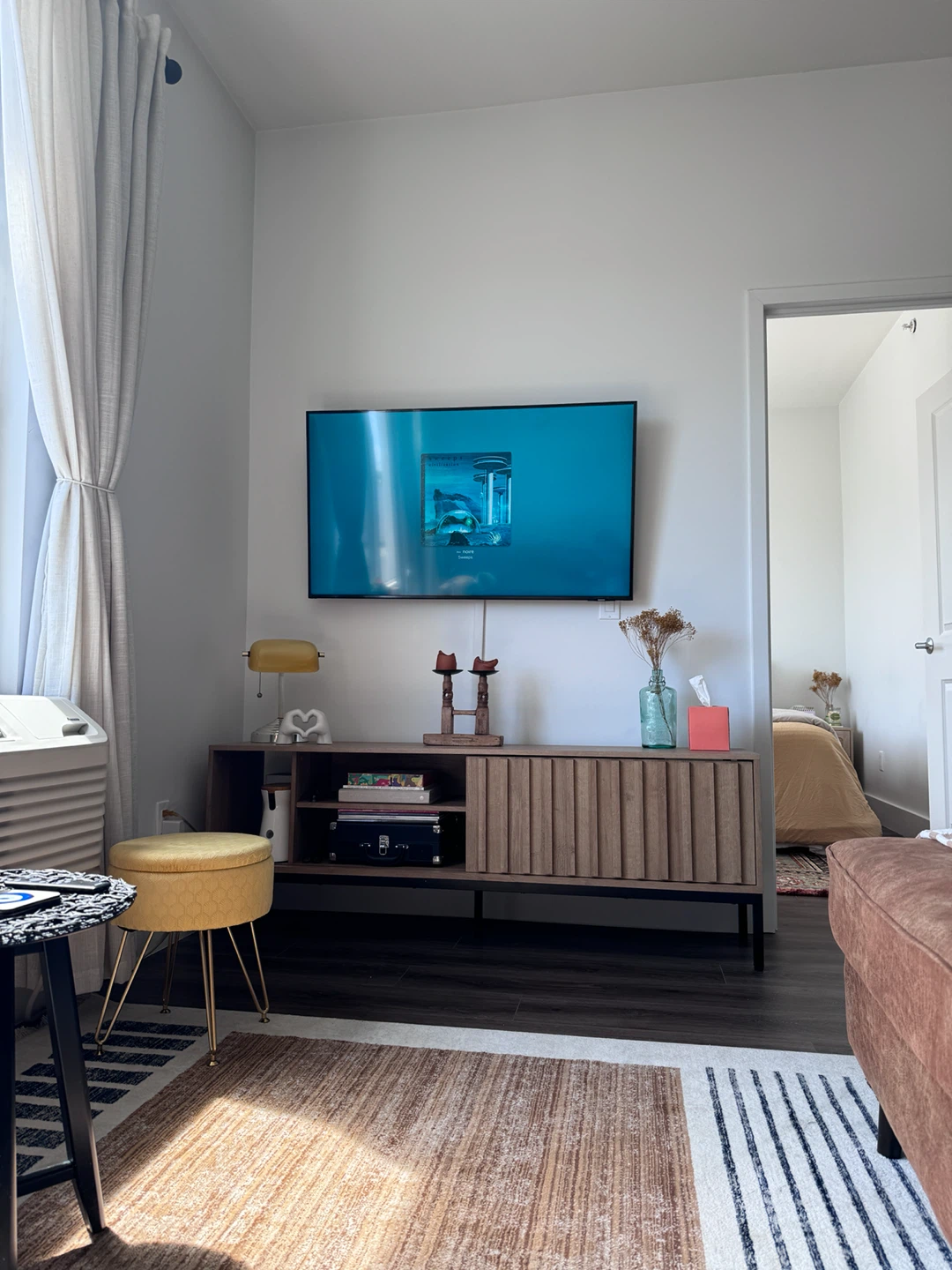 Modern Wood Media Console - photo 3