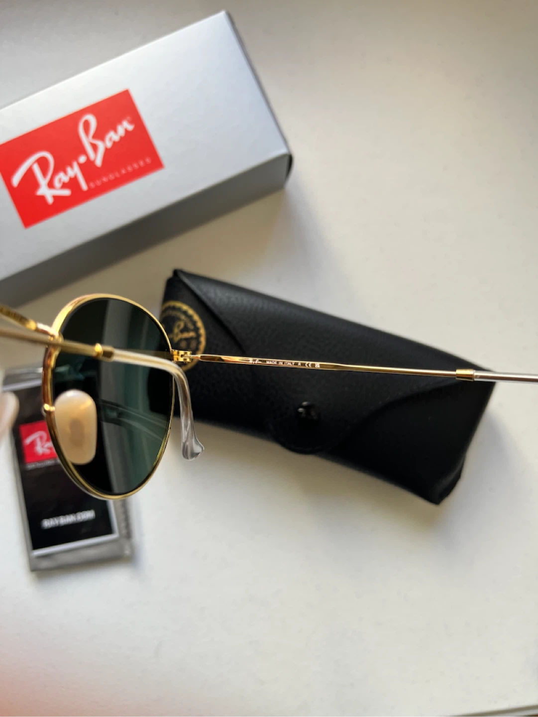 Ray-Ban Round Metal Sunglasses Gold - photo 2