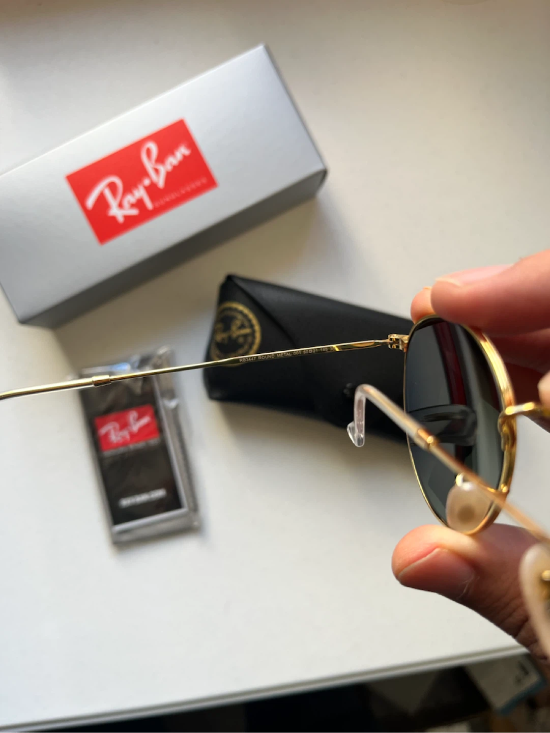 Ray-Ban Round Metal Sunglasses Gold - photo 5