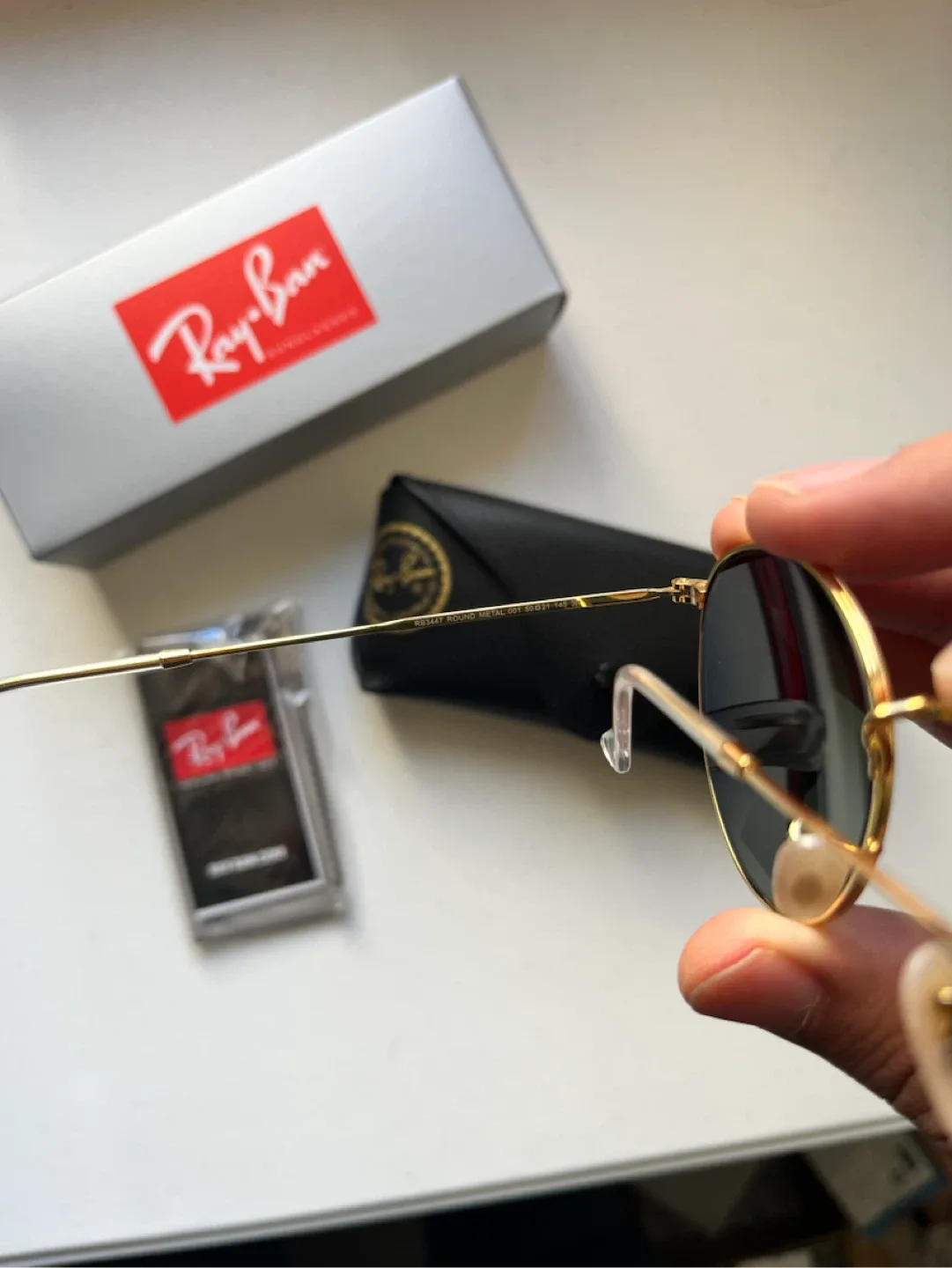 Ray-Ban Round Metal Sunglasses Gold - photo 5