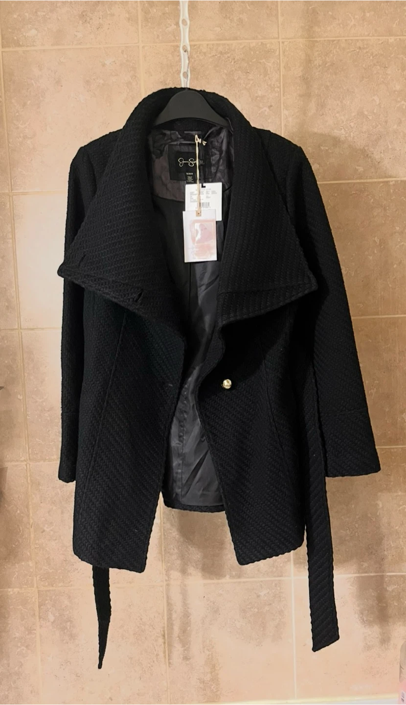 NEW Jessica Simpson black coat size M - photo 2