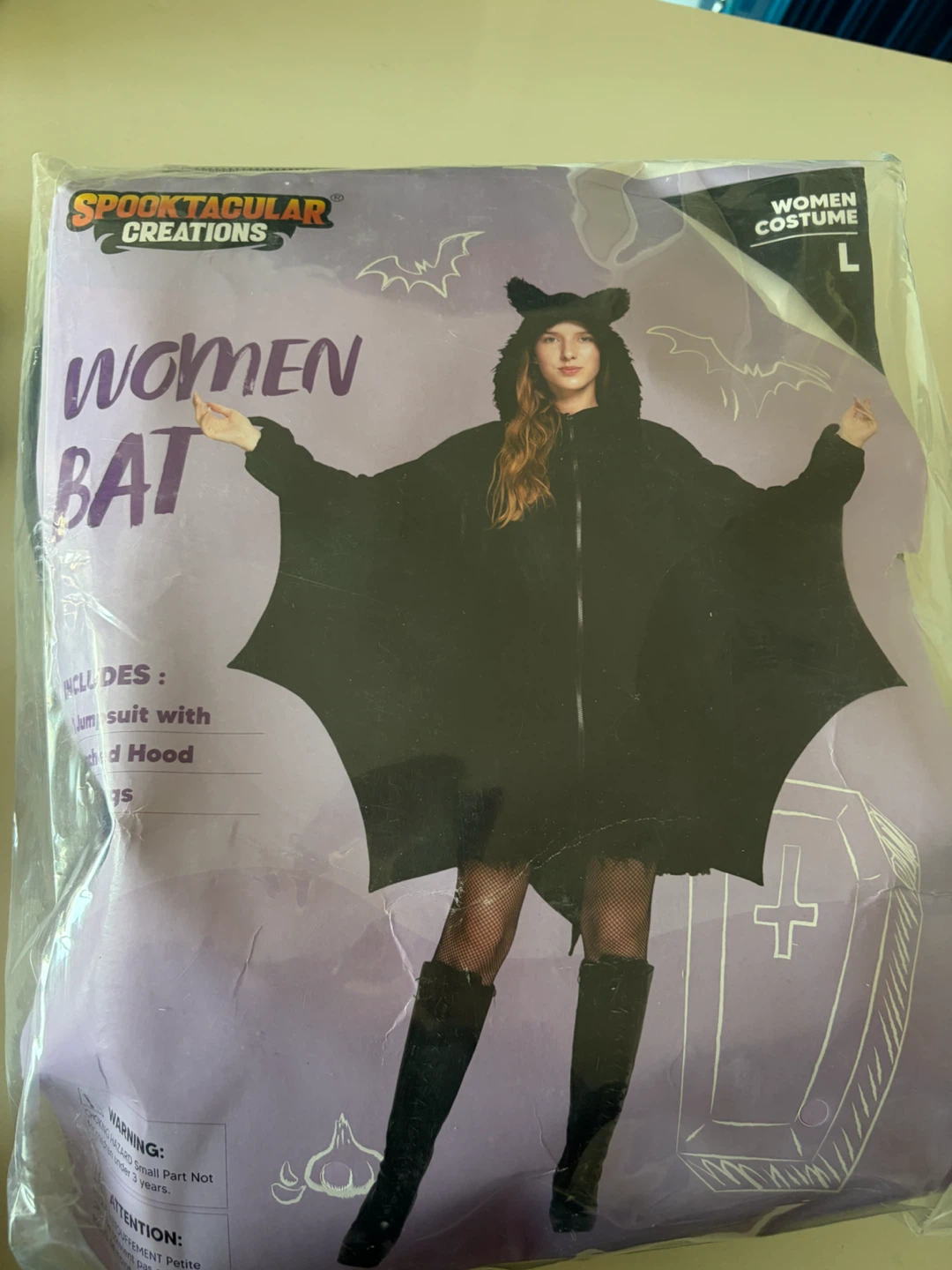 Spooktacular Creations Women Bat Costume Size Large