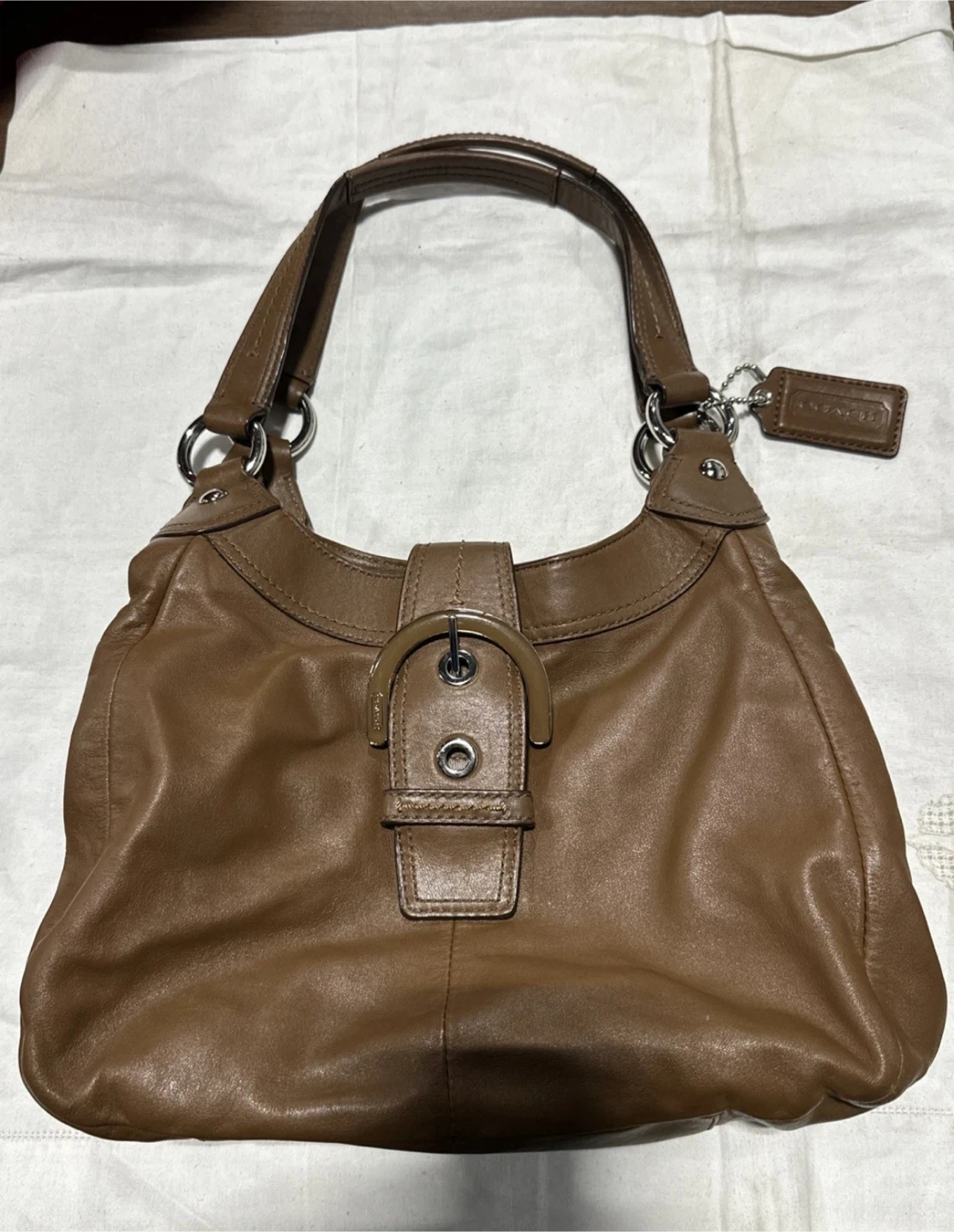Coach Brown Leather Shoulder Bag