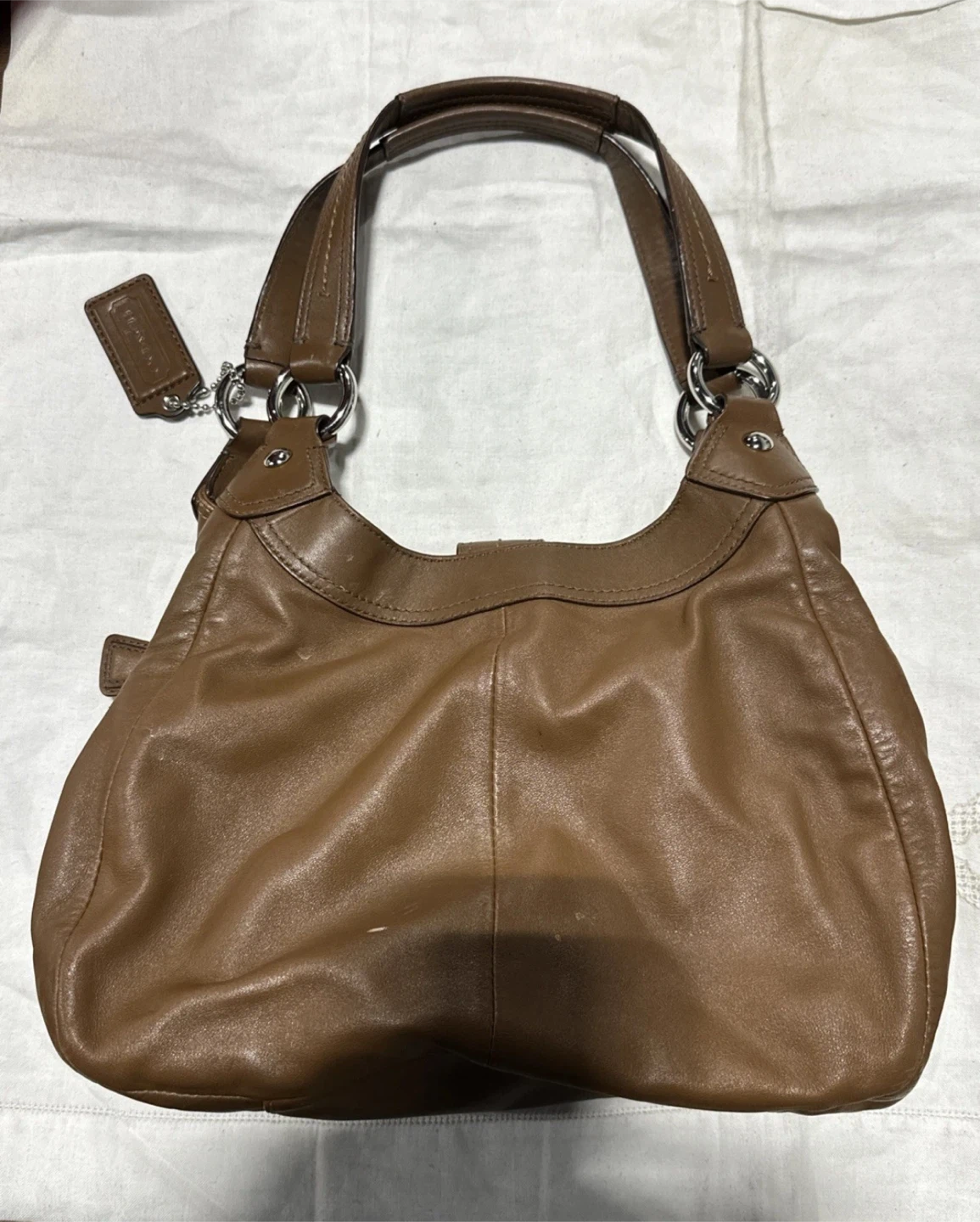 Coach Brown Leather Shoulder Bag - photo 2