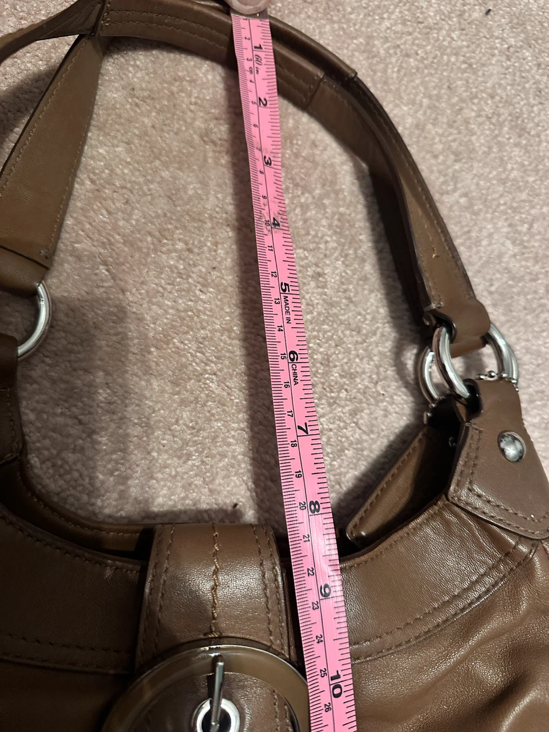 Coach Brown Leather Shoulder Bag - photo 5