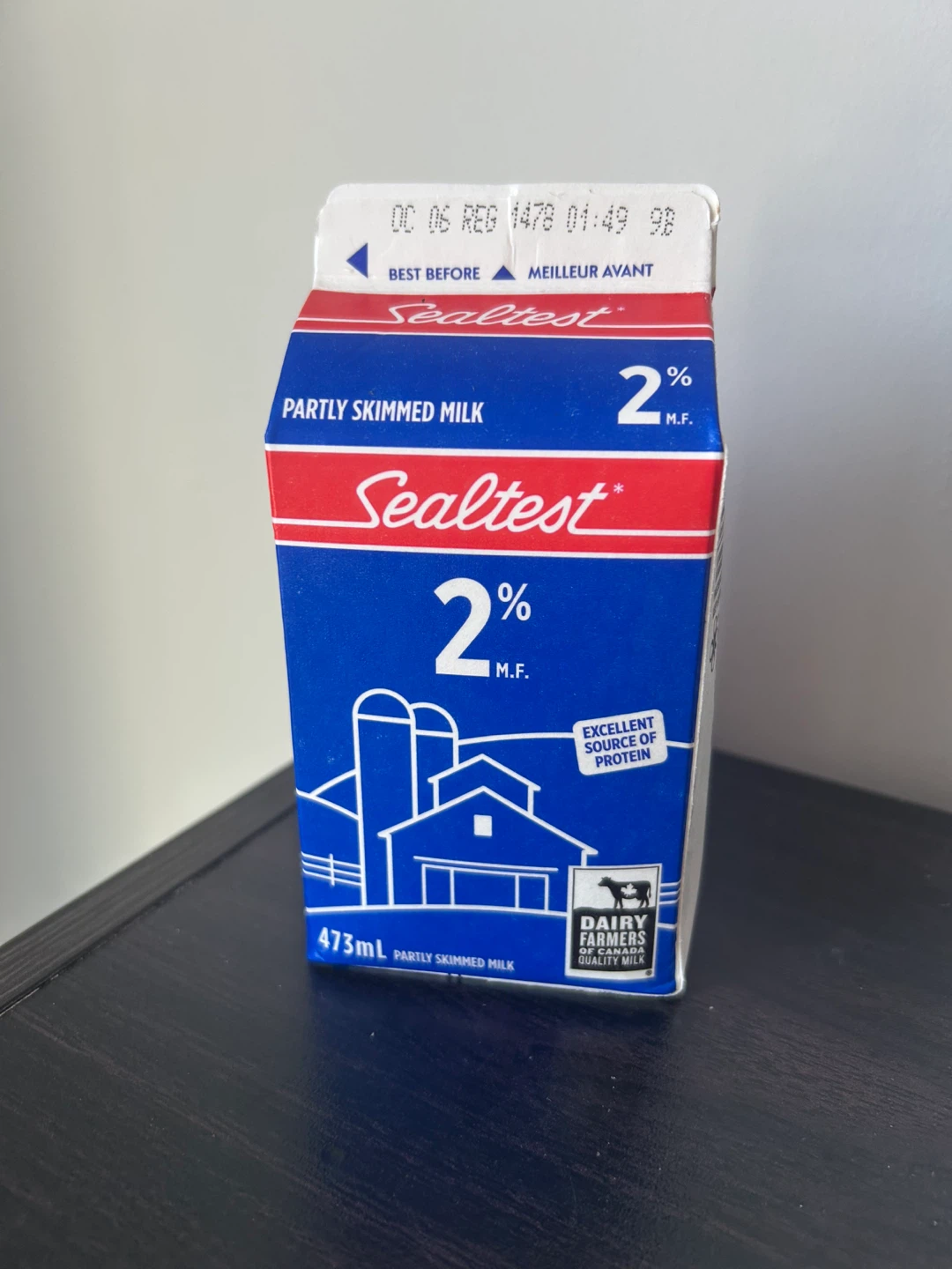 Sealtest 2% Partly Skimmed Milk 473ml
