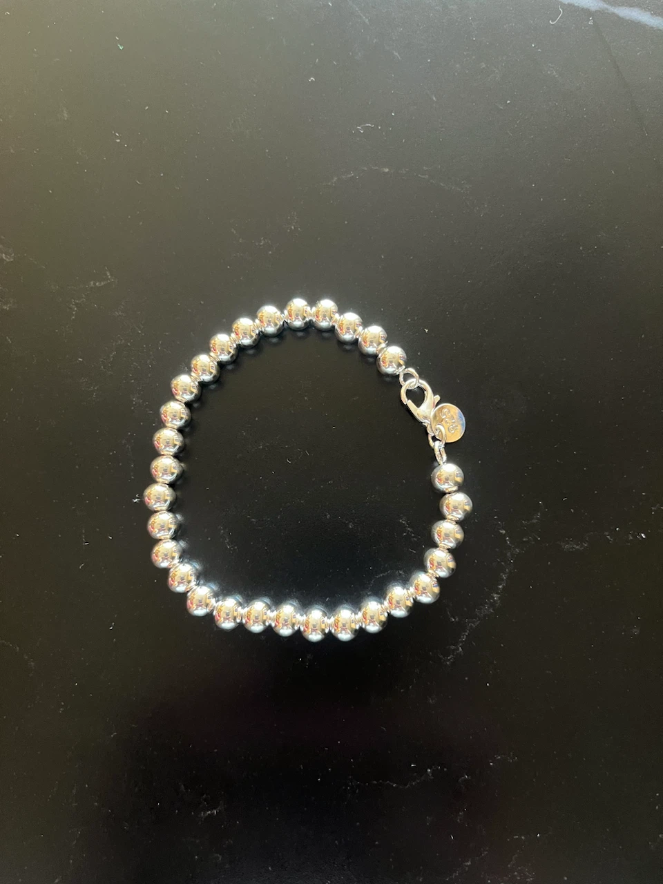 925 Sterling Silver Bead Bracelet - photo 2