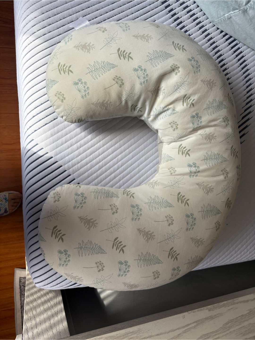 Boppy Nursing Pillow with Floral Cover