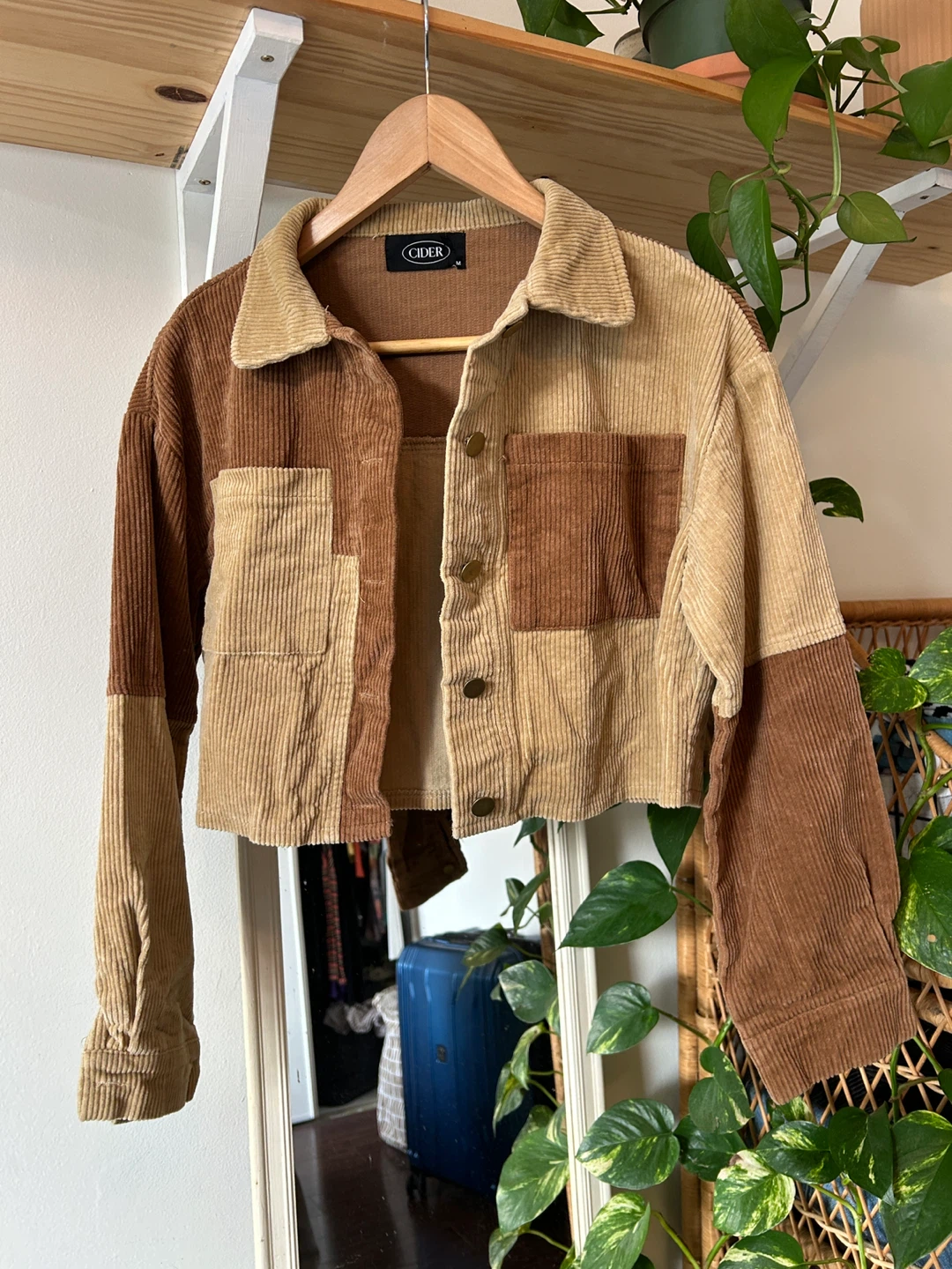 Patchwork Corduroy Jacket - photo 3