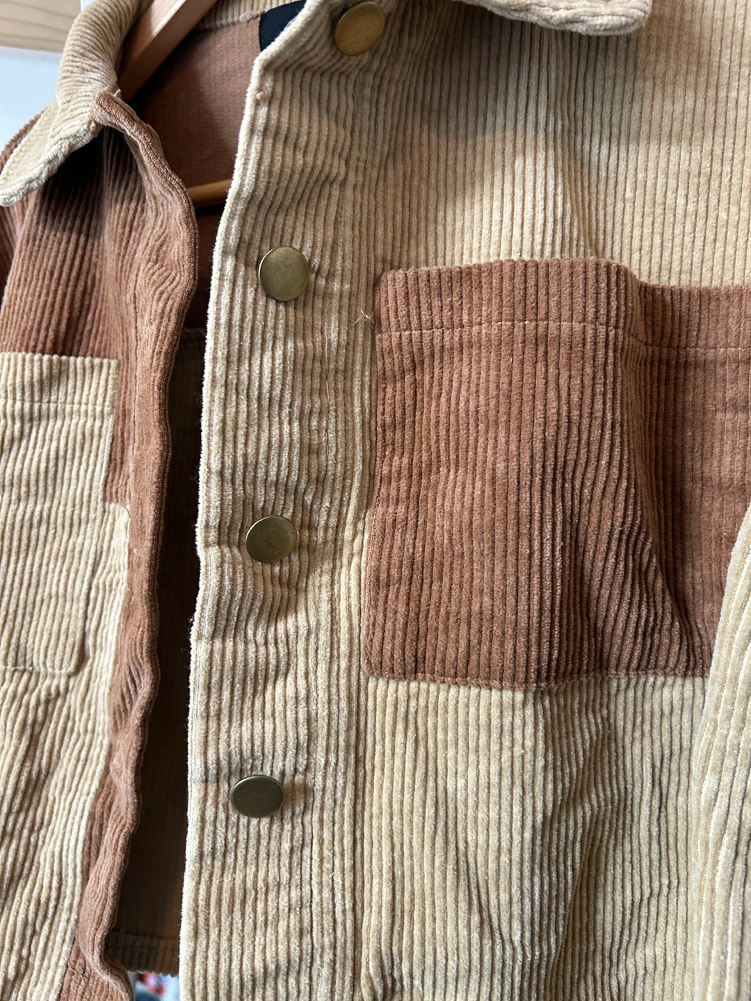 Patchwork Corduroy Jacket - photo 4