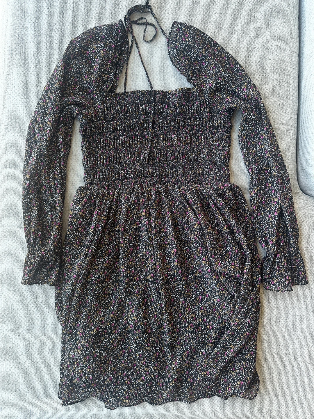 Dex Floral Long Sleeve Mini Dress - photo 2