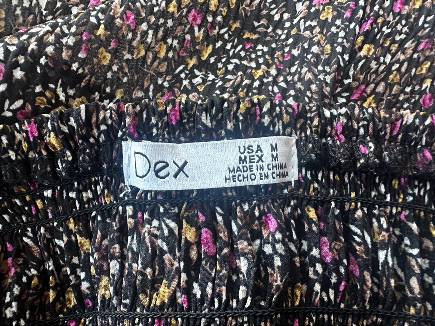 Dex Floral Long Sleeve Mini Dress - photo 4