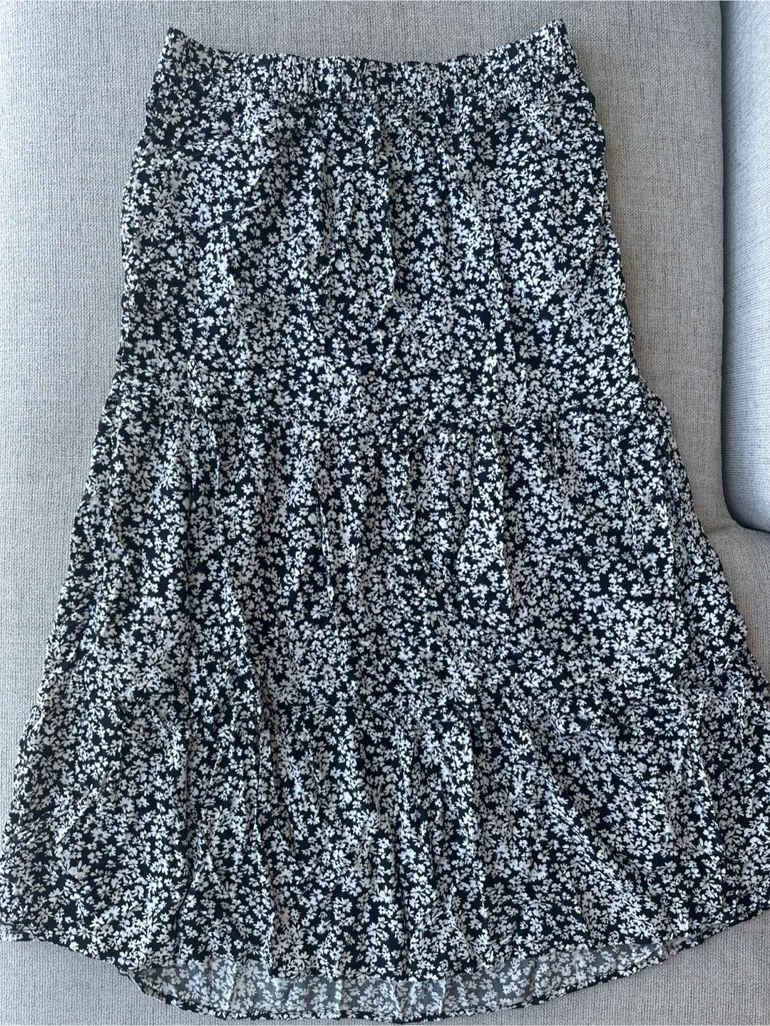 Reitmans Floral Tiered Skirt