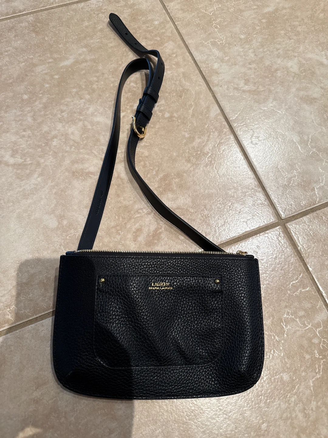 Lauren Ralph Lauren Black Crossbody Bag