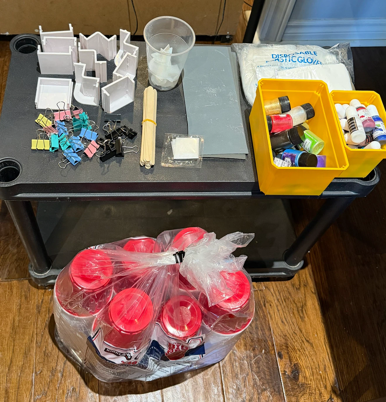 DIY Craft Supply Lot (resin, colors and silicone accessories)