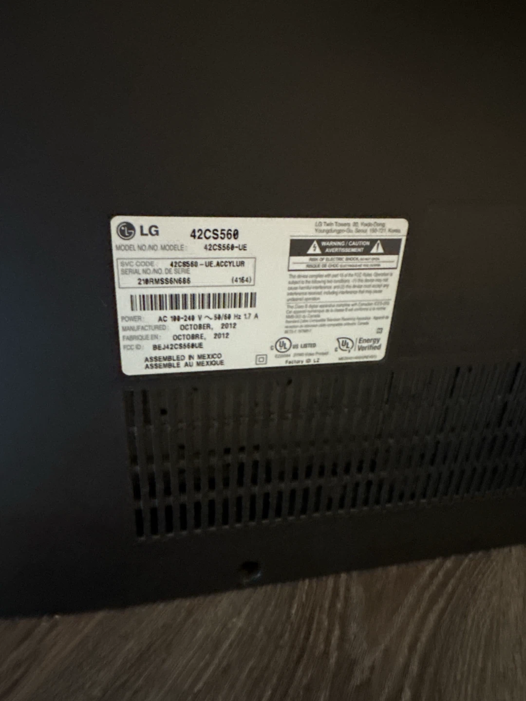 LG Television - photo 3