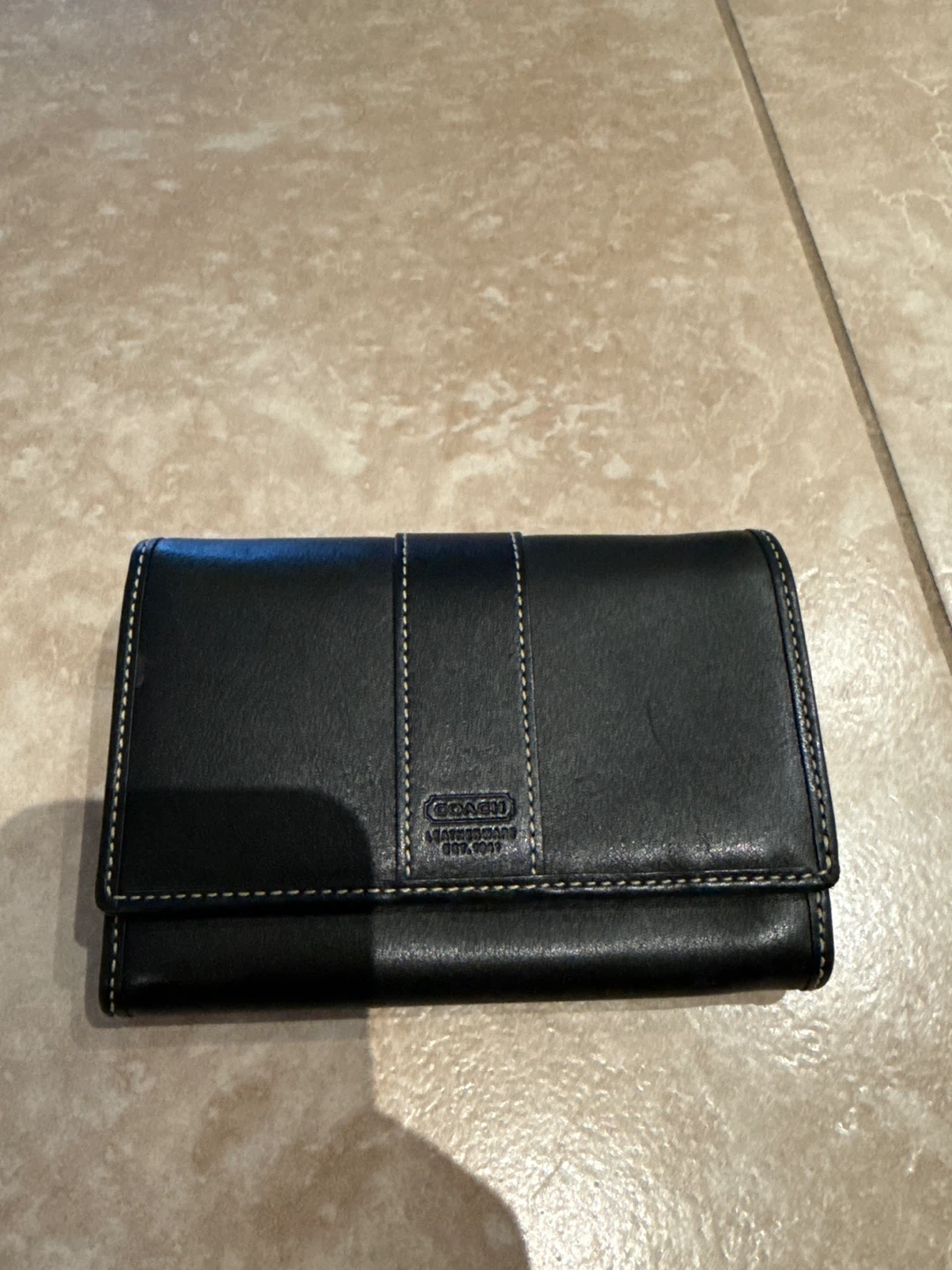 Coach Black Leather Wallet