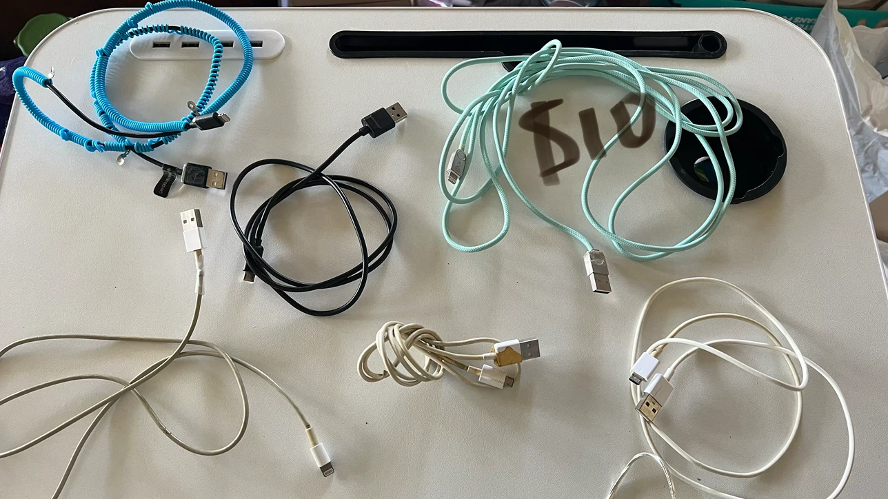 Assorted USB Charging Cables-price of Each