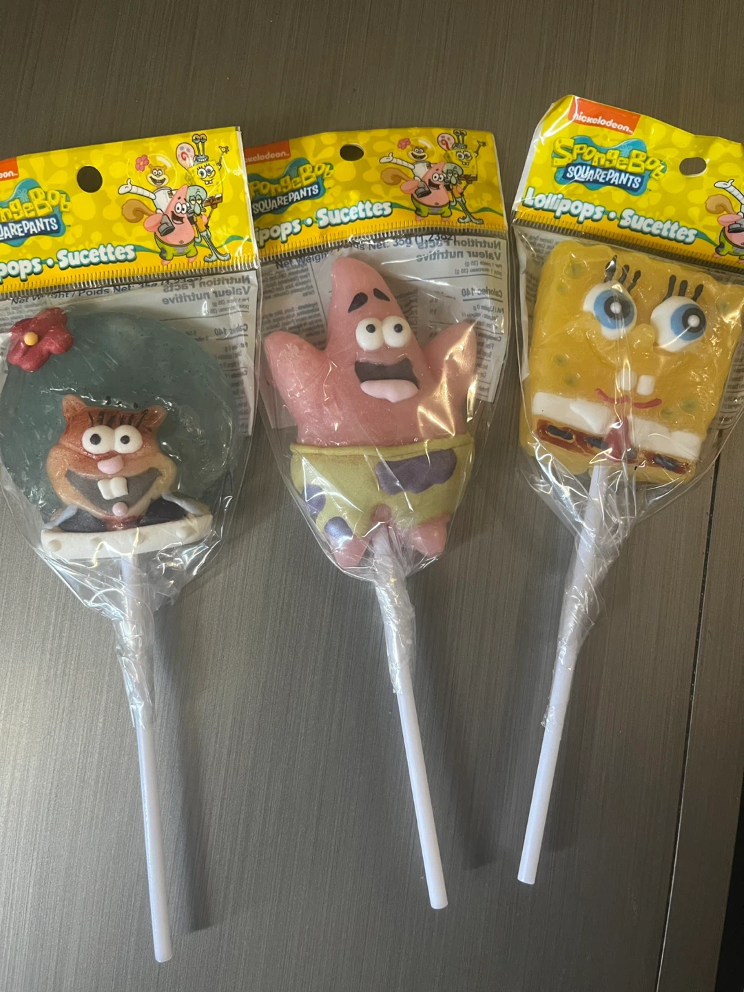 SpongeBob SquarePants Lollipops - Set of 3