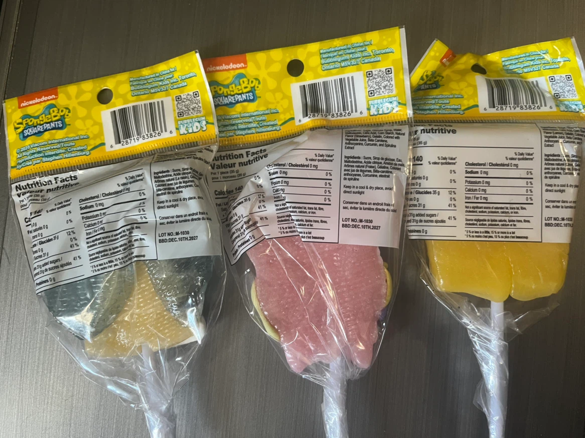 SpongeBob SquarePants Lollipops - Set of 3 - photo 2