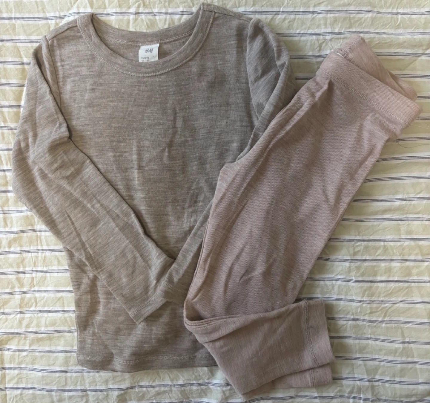 H&M Wool base layer, size 2-3Y