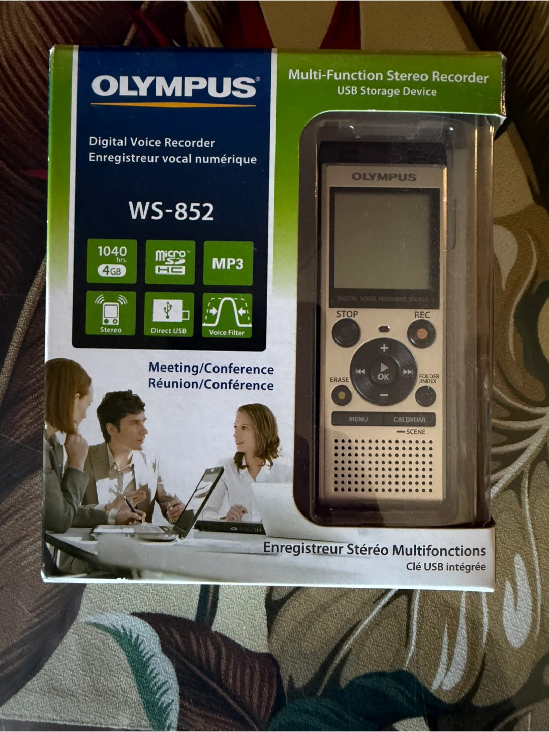 Olympus WS-852 Digital Voice Recorder