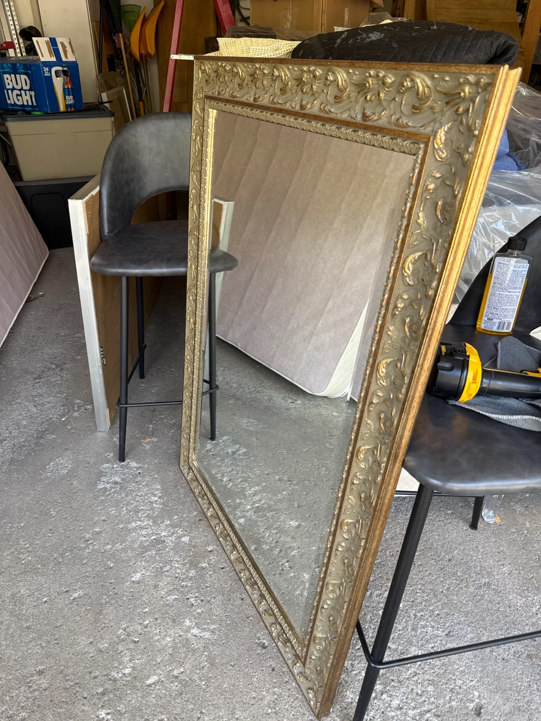 Ornate Gold Framed Wall Mirror - photo 2