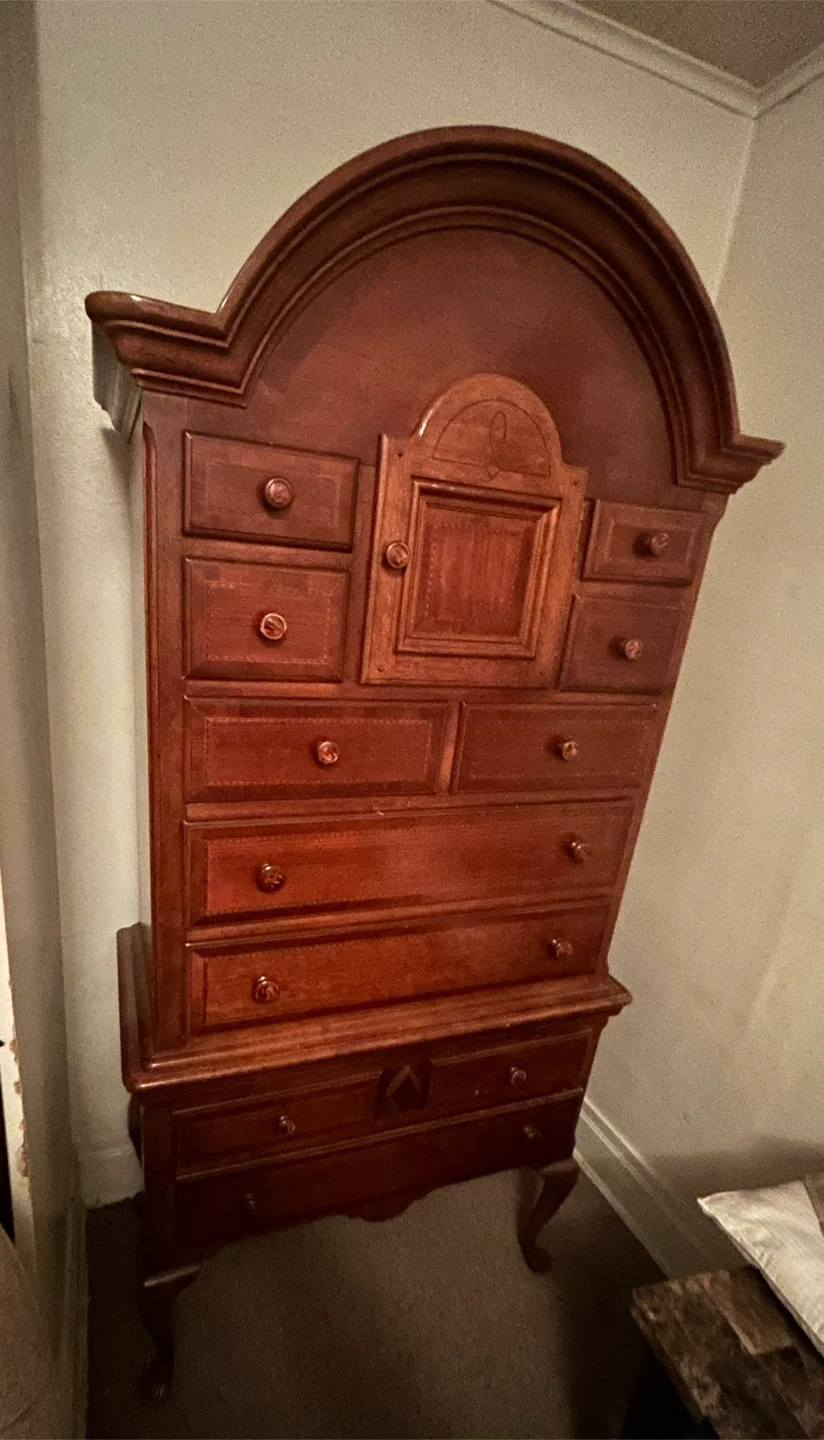 Vintage Wooden Dresser Set