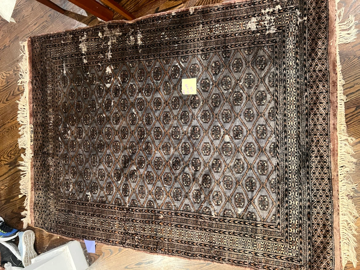 #5 Vintage Silk Persian-Style Area Rug