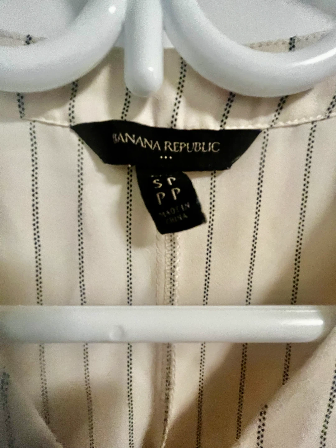 Banana Republic Pinstriped Sleeveless Blouse - photo 2
