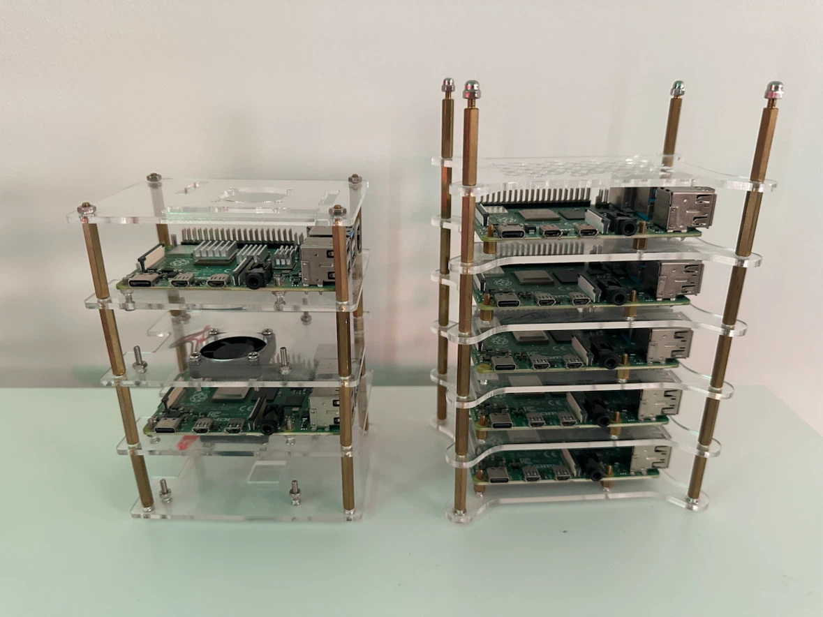 Raspberry Pi Cluster Racks