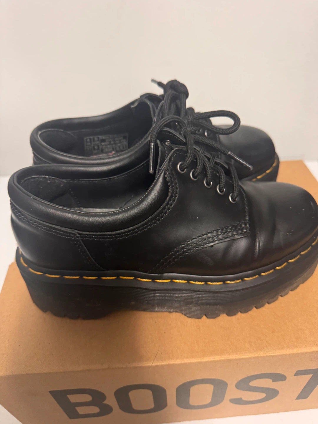 Dr. Martens 8053 Quad Platform Shoes Size US 6 - photo 2