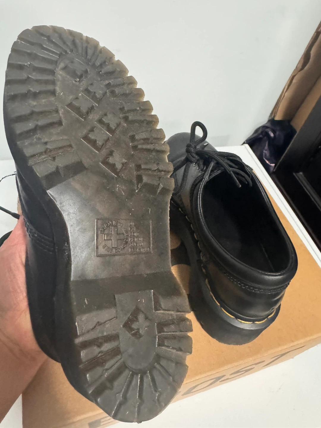 Dr. Martens 8053 Quad Platform Shoes Size US 6 - photo 5