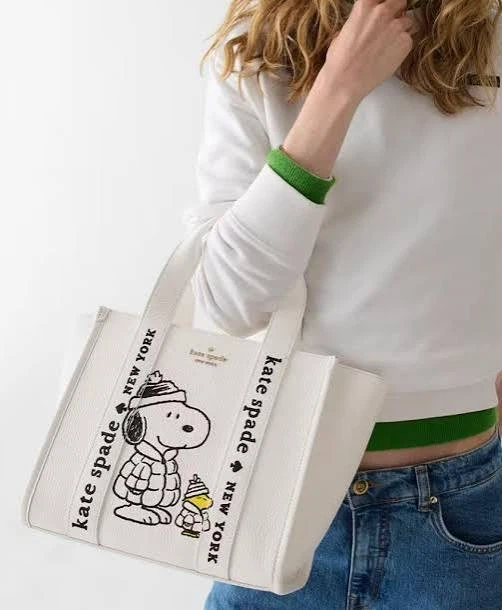 Kate Spade New York Peanuts Snoopy Tote Bag