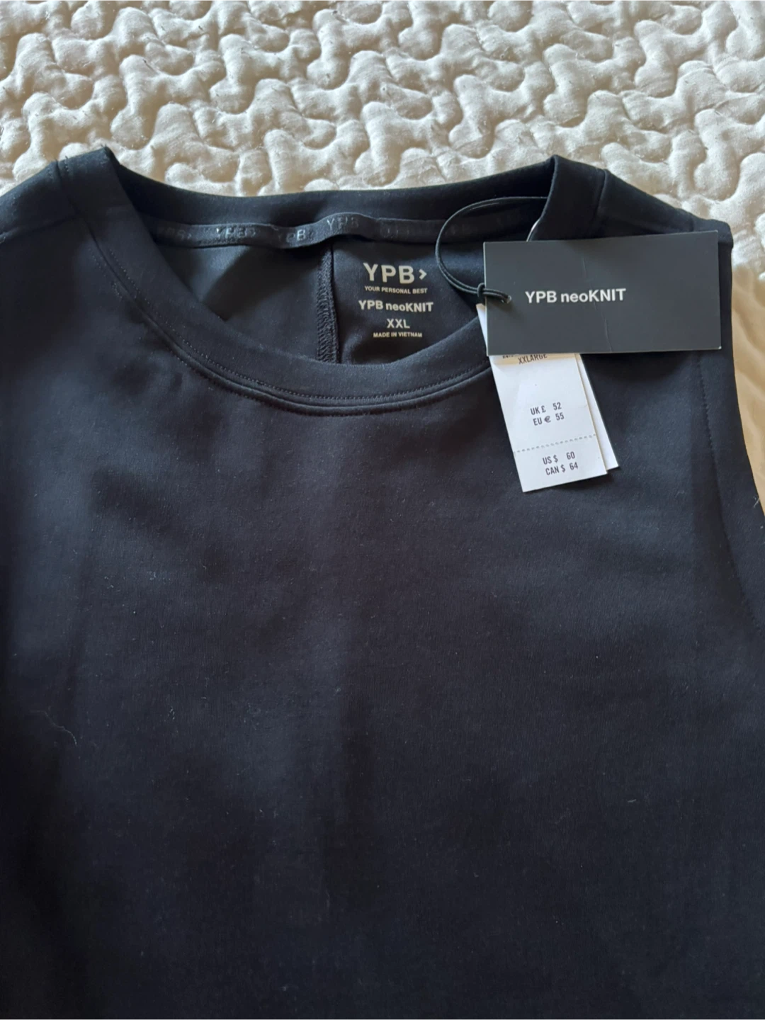 YPB neoKNIT Sleeveless Top - Black - XXL - photo 3