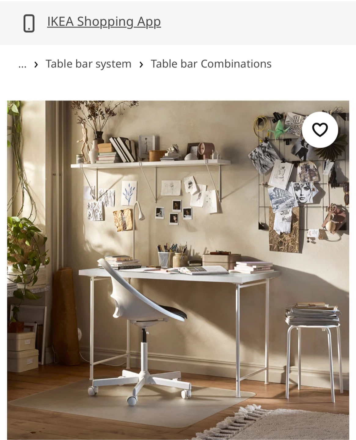 IKEA Desk with Patterned Top (new in box) - photo 2