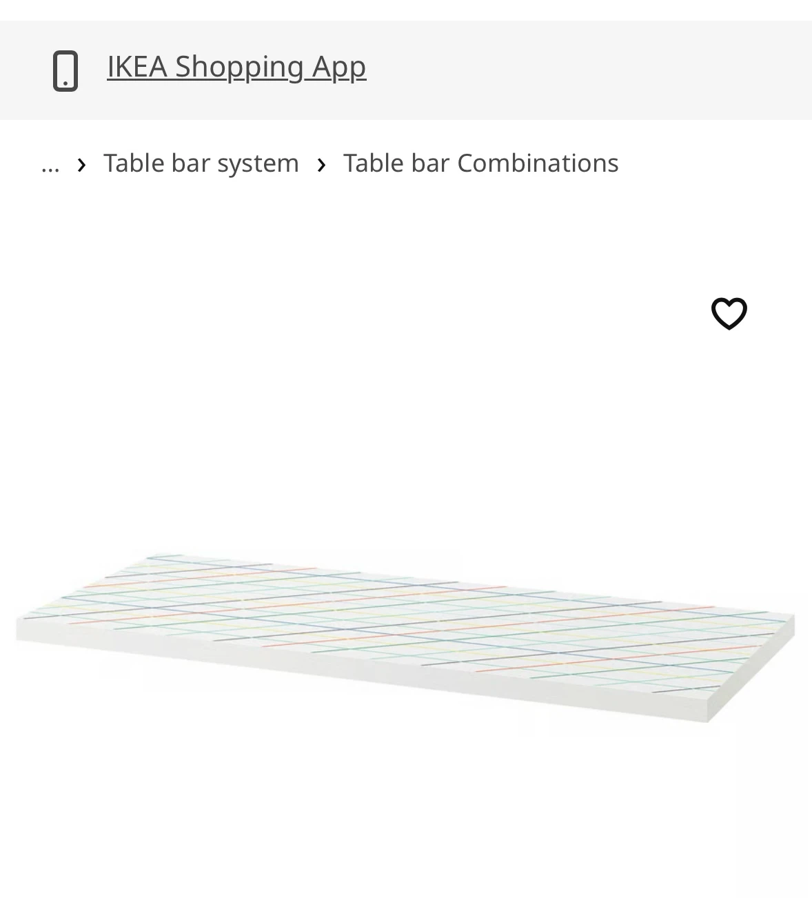 IKEA Desk with Patterned Top (new in box) - photo 4