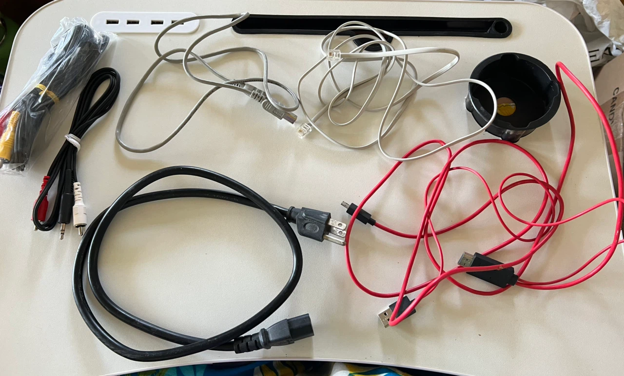 Assorted Electronic Cables and Accessories-price of Each