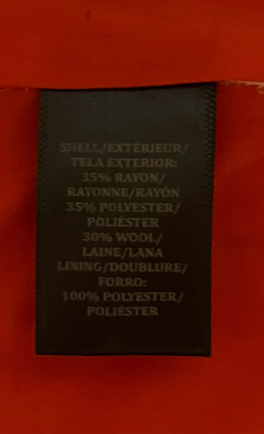 Ann Taylor Petite Orange Double-Breasted Coat - photo 3