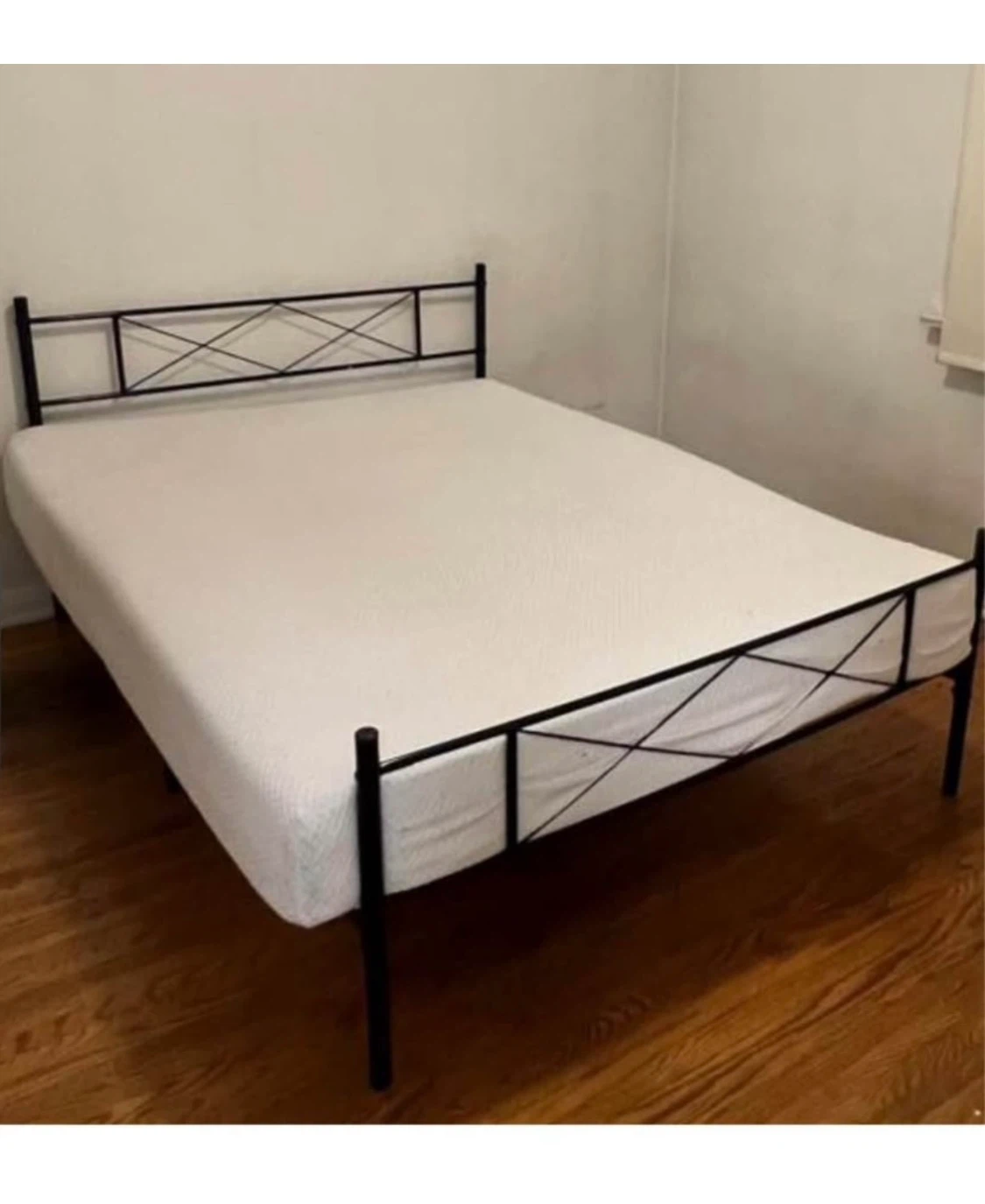 Black Metal Bed Frame - photo 4