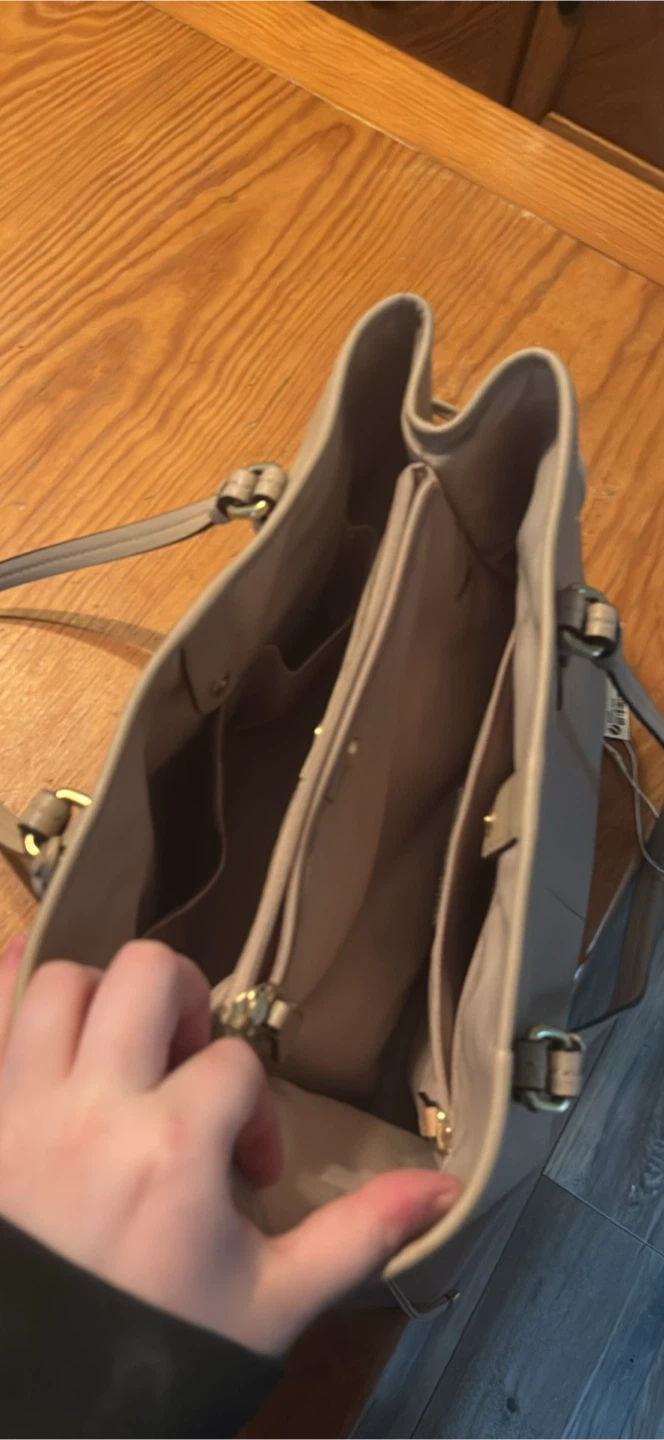 Coach Beige Leather Tote Bag - photo 3