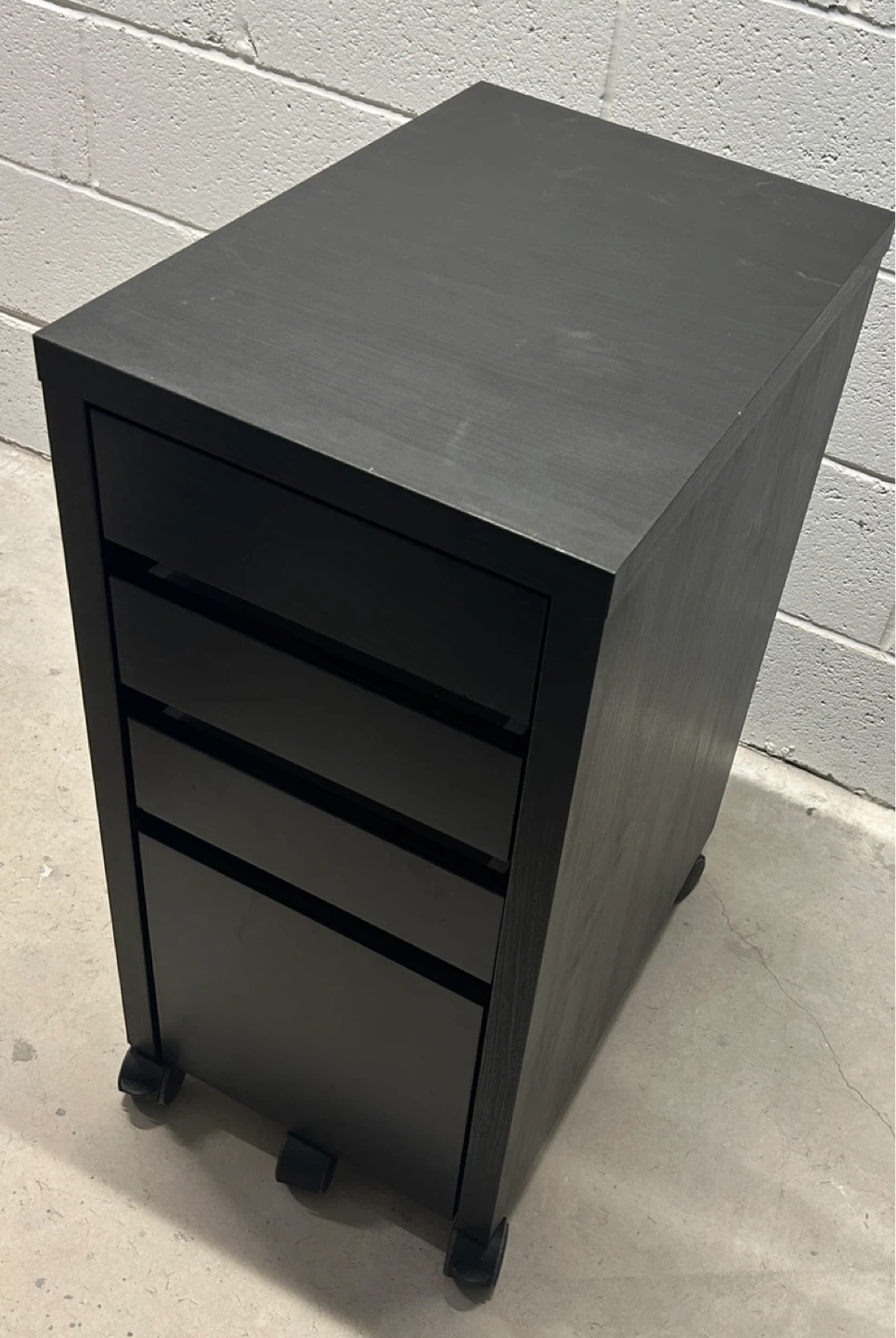 IKEA Black rolling drawer unit - photo 2