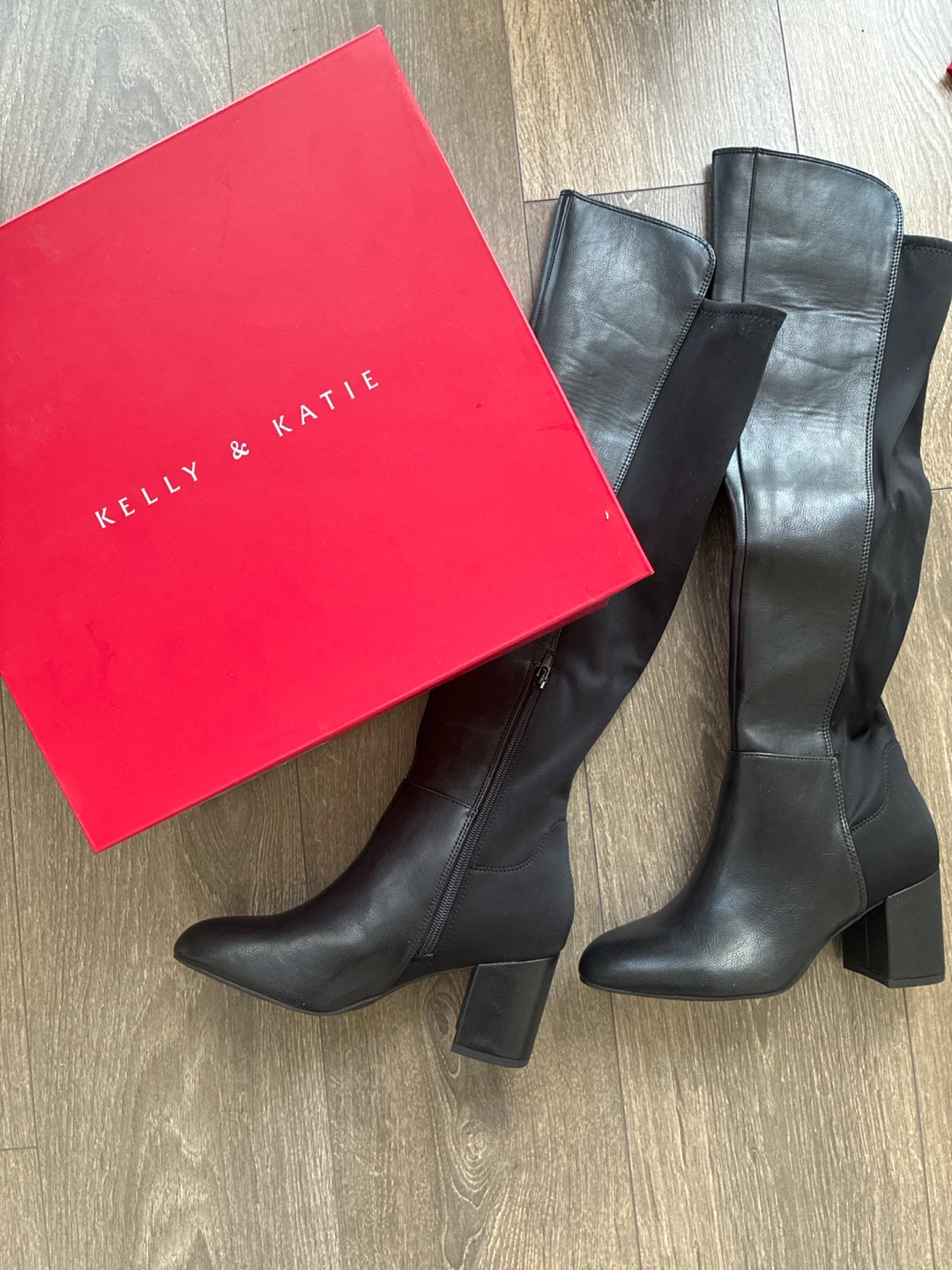 Black Over-the-Knee Boots Size 6M