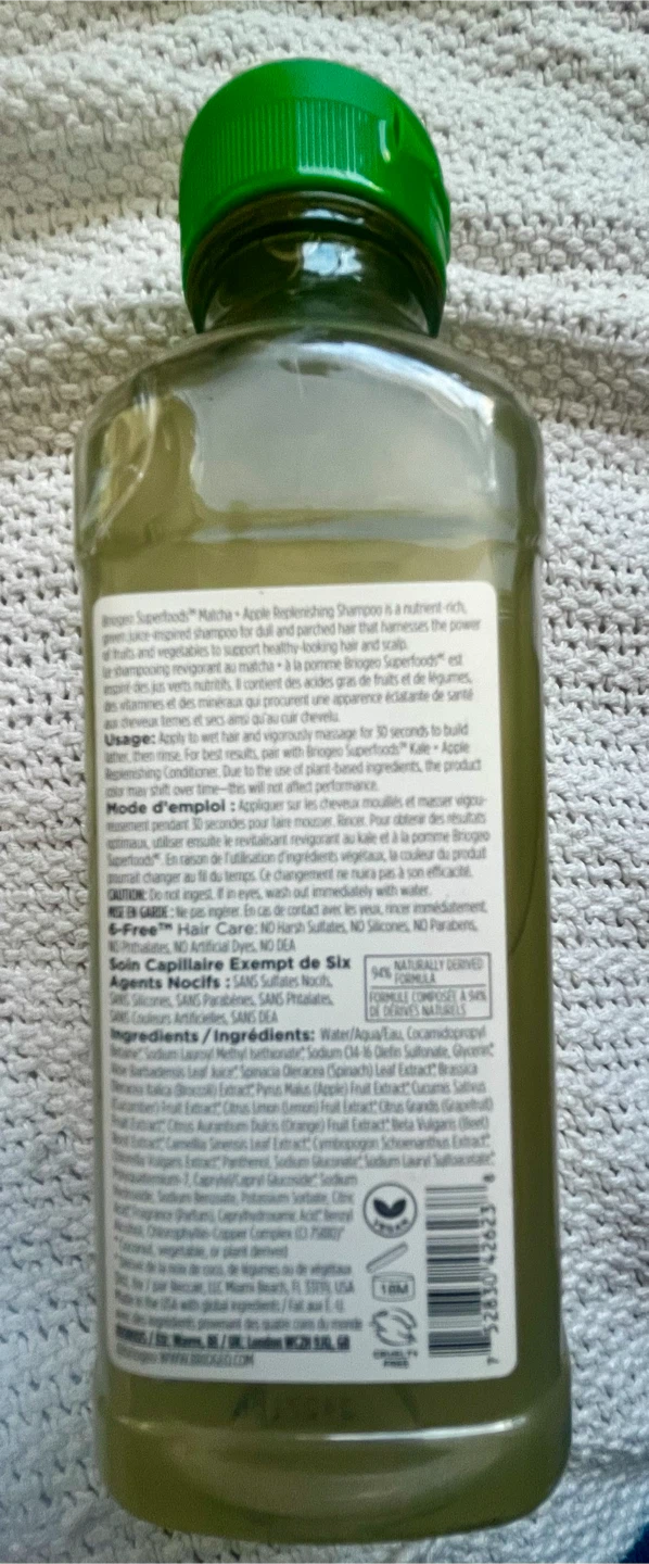 Briogeo Superfoods Matcha + Apple Shampoo - photo 2