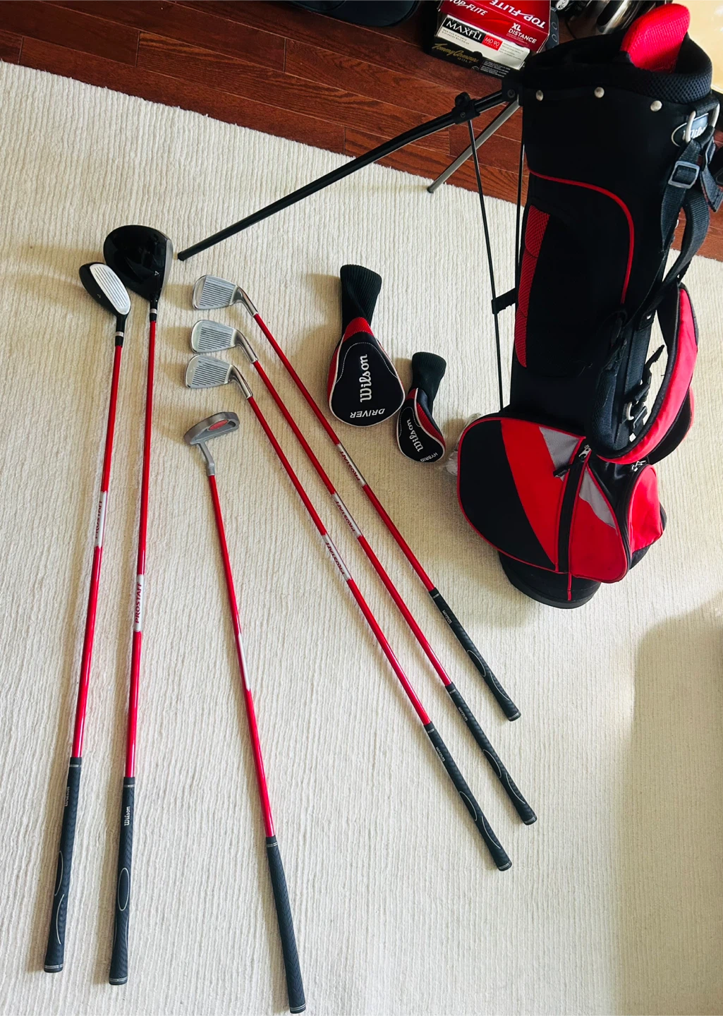 Wilson Prostaff Complete Junior Golf Club Set (Left, 59-63”)