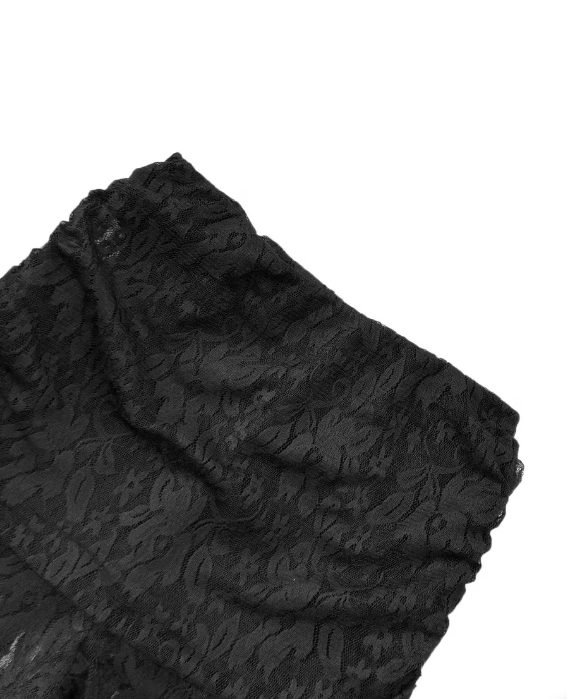 Black lace flare trousers - photo 2