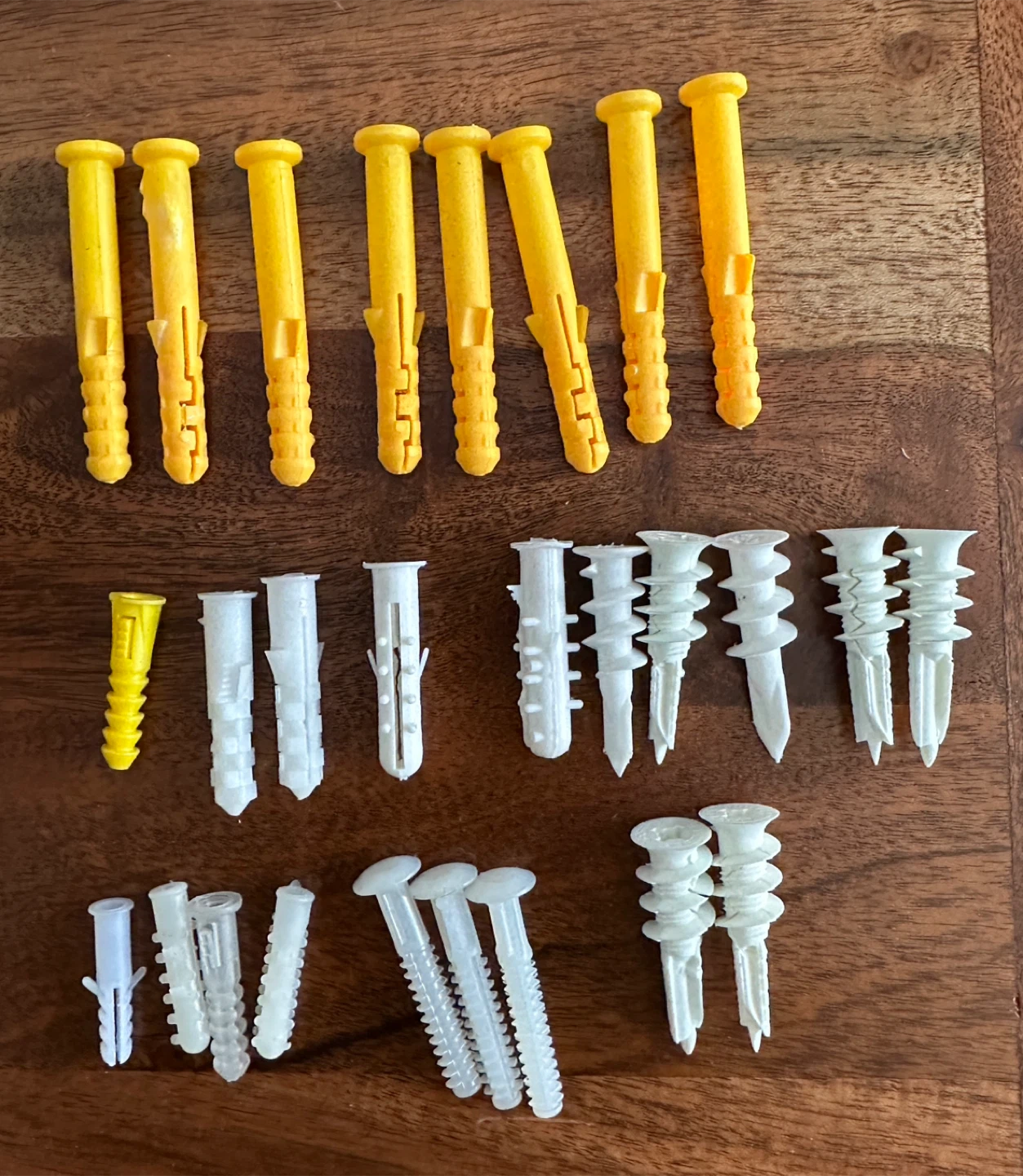 Assorted Wall Anchors - $1 for the lot